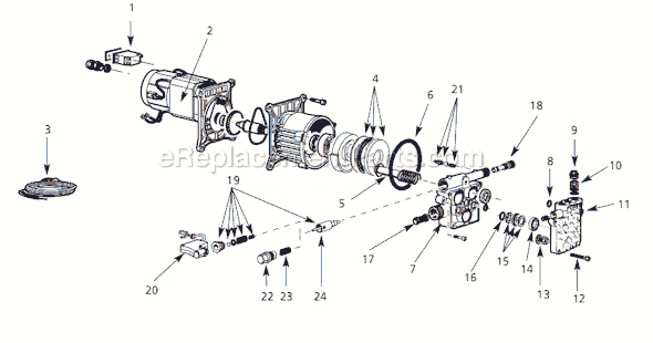 Page A Diagram and Parts List for PW138000AV  Campbell Hausfeld Compressor